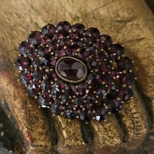 Victorian Garnet Brooch